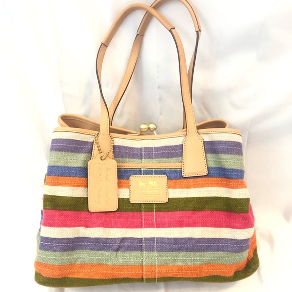 Coach Hampton's Archive 10th Anniversary Handbag Like New - Picture 1 of 8